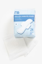 Mothercare Maternity Towels Ultra Slim With Wings- 24 Pack